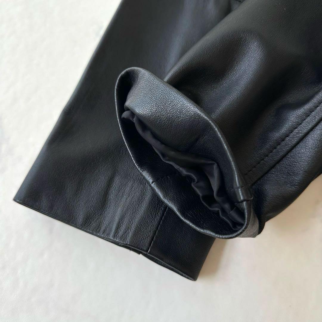 マックスマーラ MAX&Coレザージャケット 羊 ラムレザー 40 ブレザー風