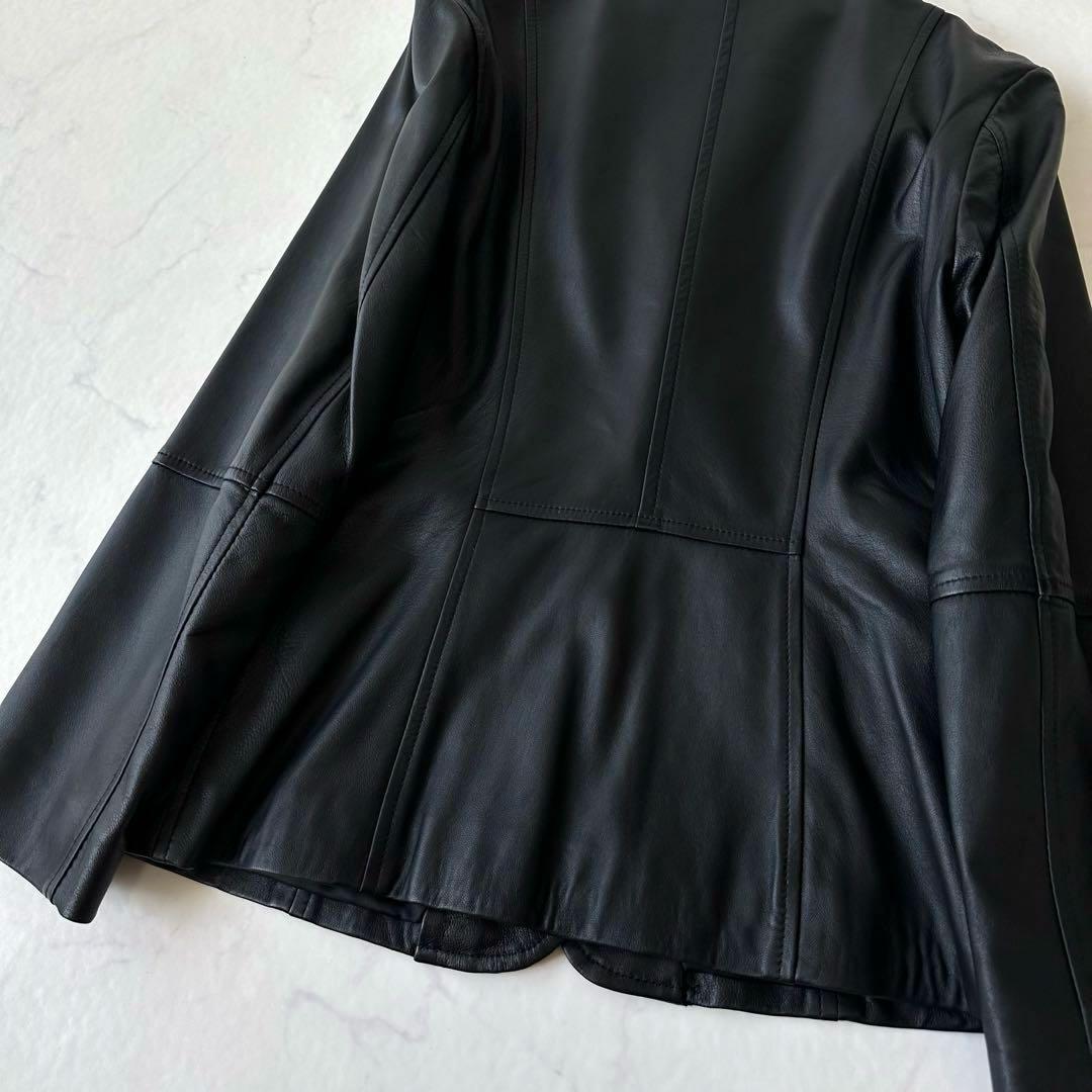 マックスマーラ MAX&Coレザージャケット 羊 ラムレザー 40 ブレザー風