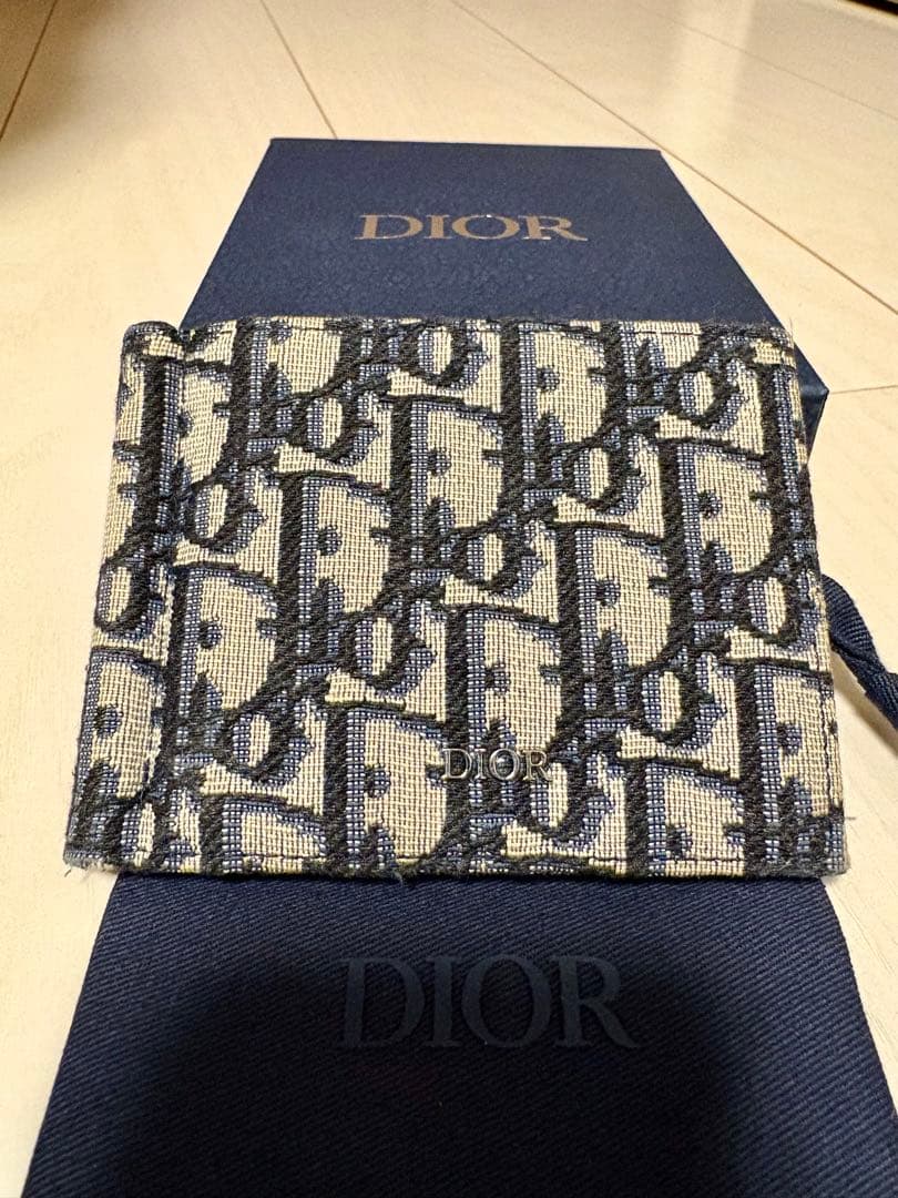 Dior 二つ折り　マネークリップ　美品