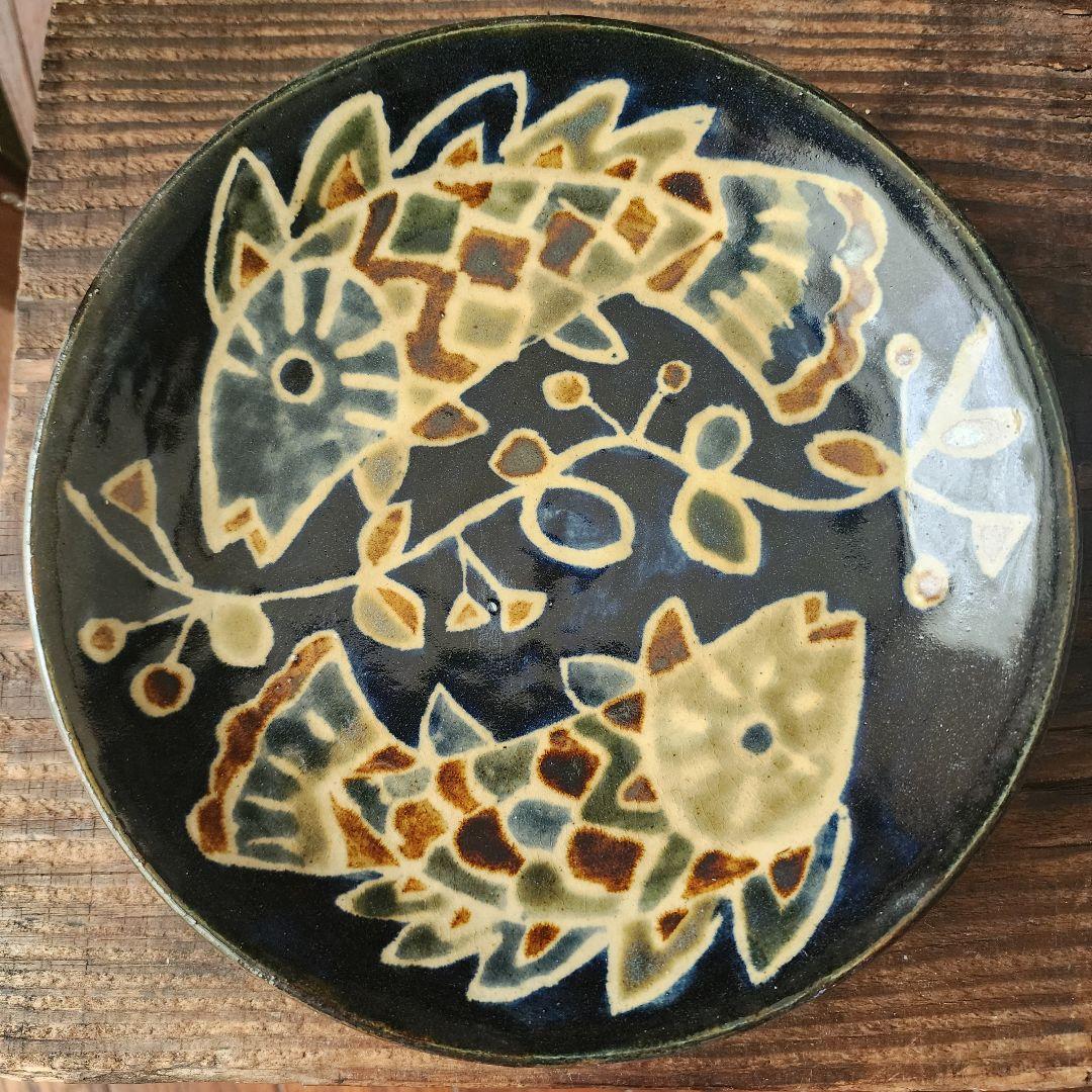 No.99　新品　やちむん　7.5寸皿