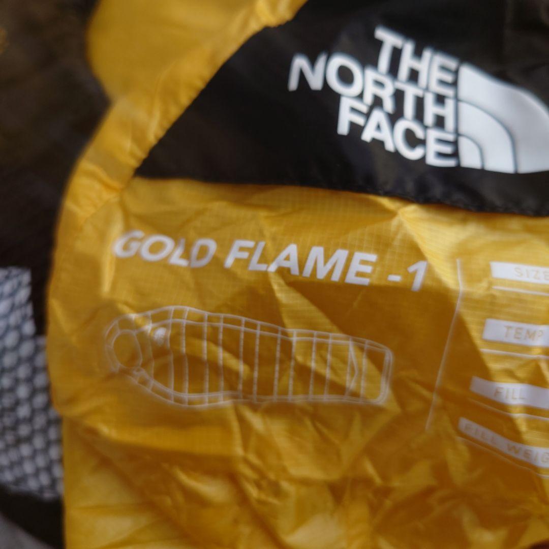 ノースフェイス★美品現行品ゴールドフレイム-1★スリーピングバッグ送料無料