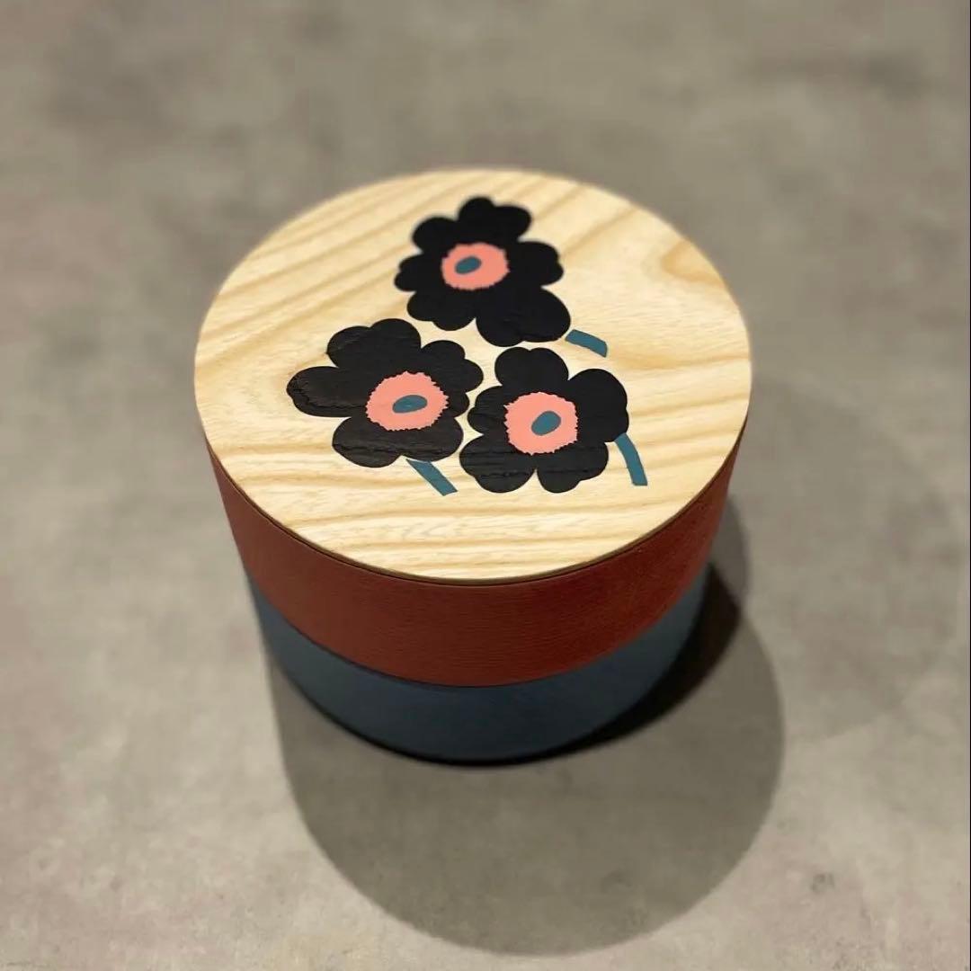 marimekko マリメッコ 伊勢丹限定ウッドボックス×畑漆器