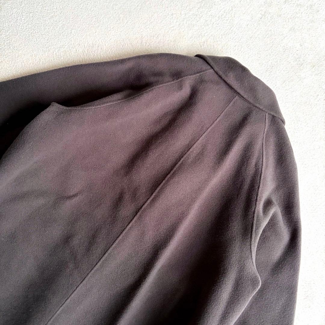 hanaSOEJU ソージュ ウールリバーローブコート チャコールグレー