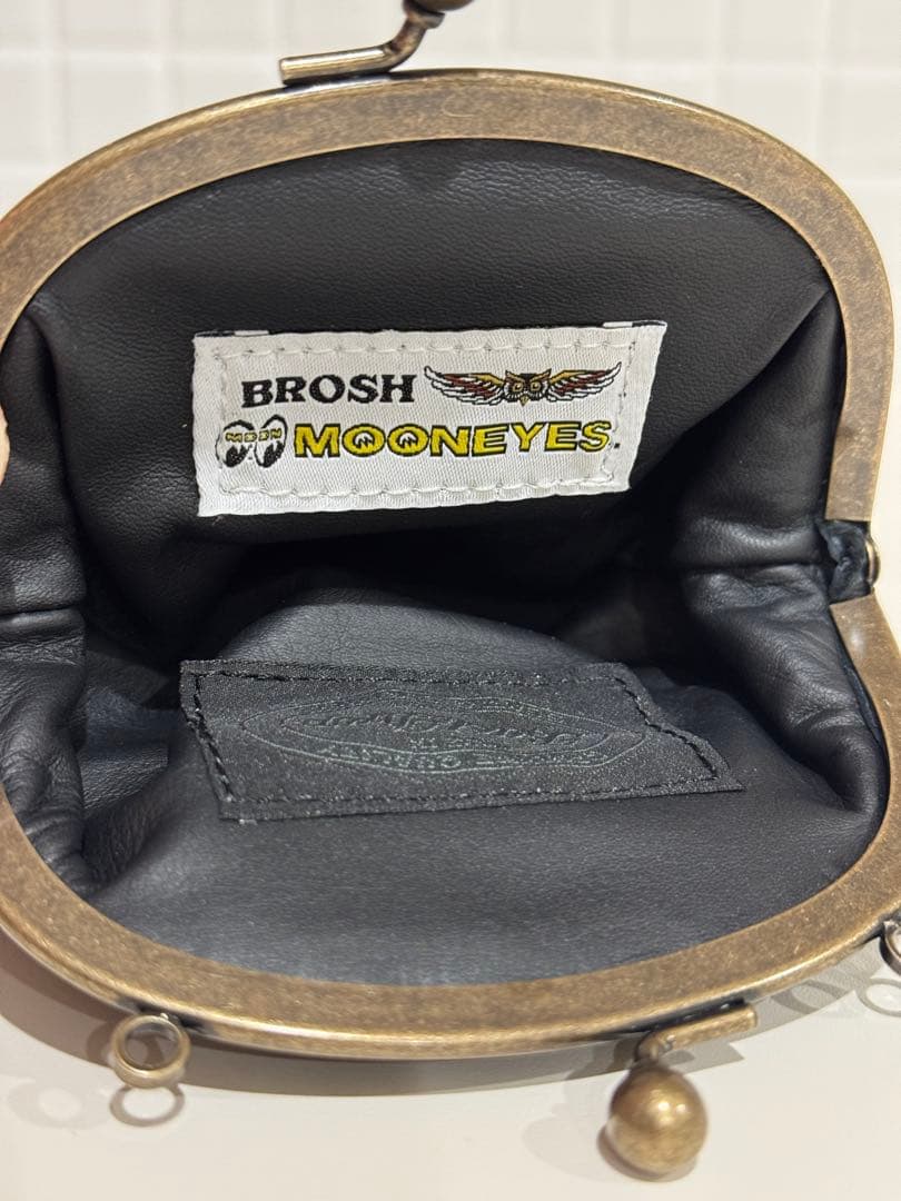 【激レア】限定品 バックドロップ ムーンアイズ BROSH がま口 財布