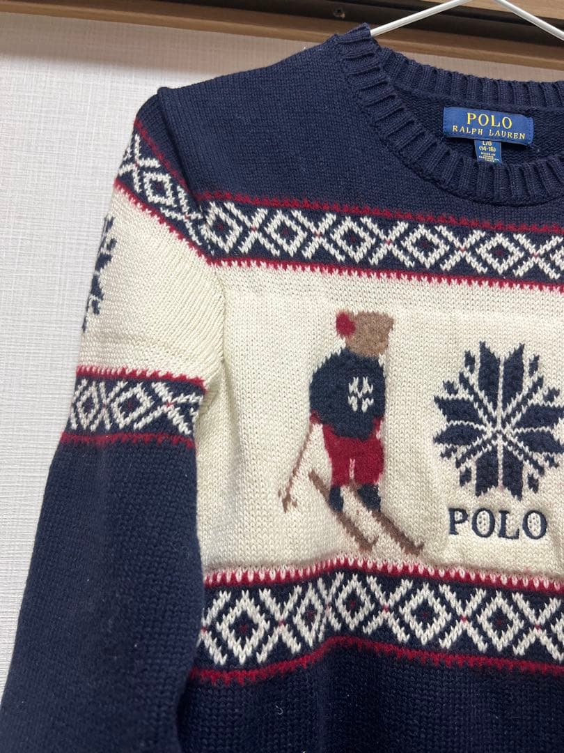親子コーデ♡ラルフローレン♡ ポロベアセーター