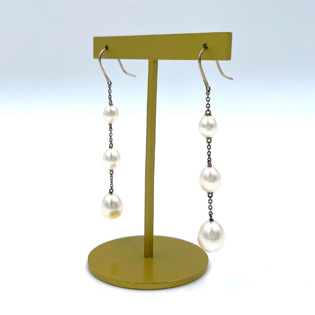 ✨️美品✨️ ティファニー バイザヤード ３連 パース ピアス レディース レア