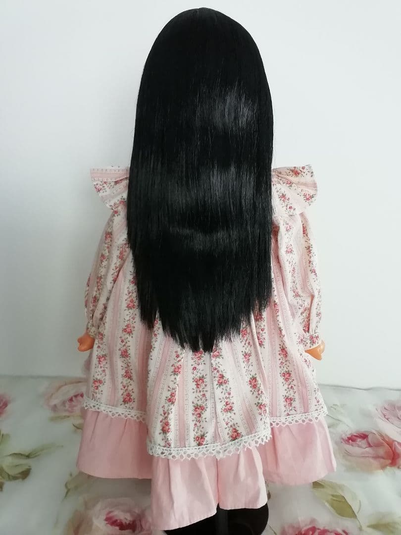 稀少!!黒髪ロングヘアーの超～♥️可愛いジェジェちゃん☆リボーンドールのお友達に