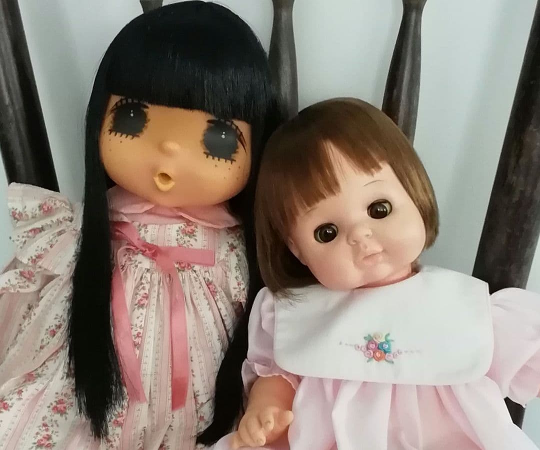 稀少!!黒髪ロングヘアーの超～♥️可愛いジェジェちゃん☆リボーンドールのお友達に