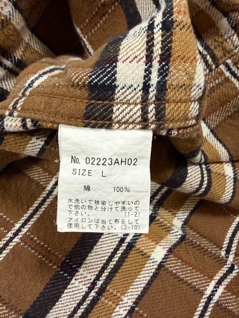 ヒステリックグラマー　チェックシャツ L