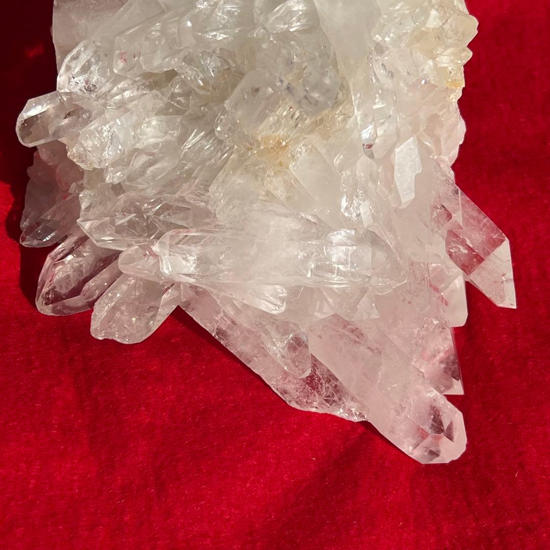 ✳️極煌美クラスター‼️極上に輝く美水晶✨レインボー 水晶クラスター 天然石 原石