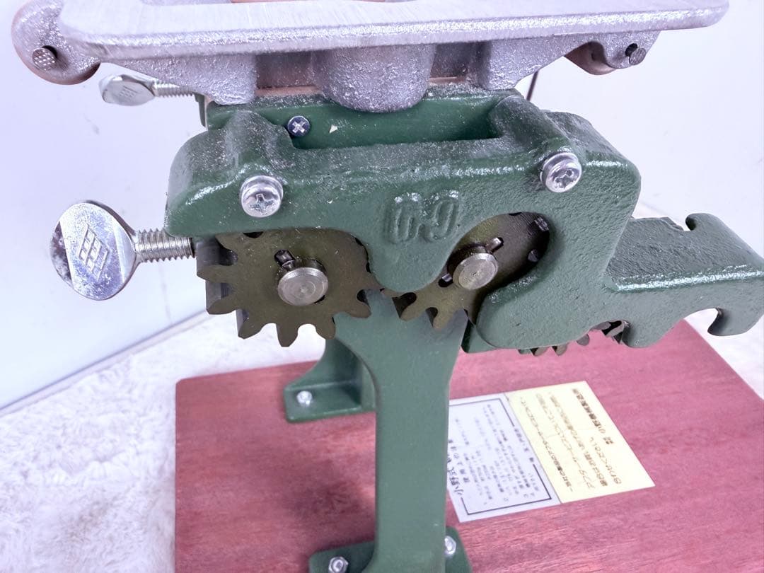 未使用保管品 小野式製麺機1型 元箱説明書付 昭和名機