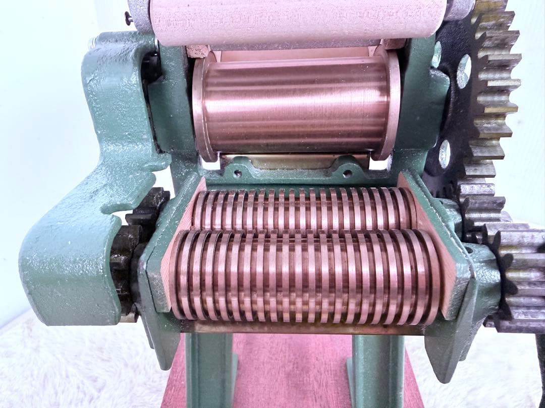 未使用保管品 小野式製麺機1型 元箱説明書付 昭和名機