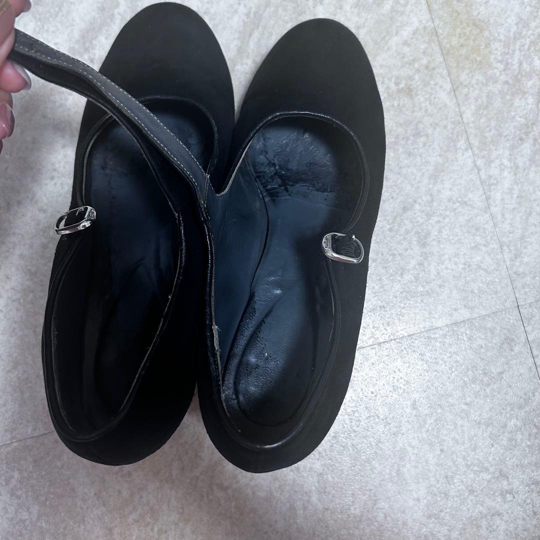 Gallardo 38.5 黒スエード メルセデス プロ仕様