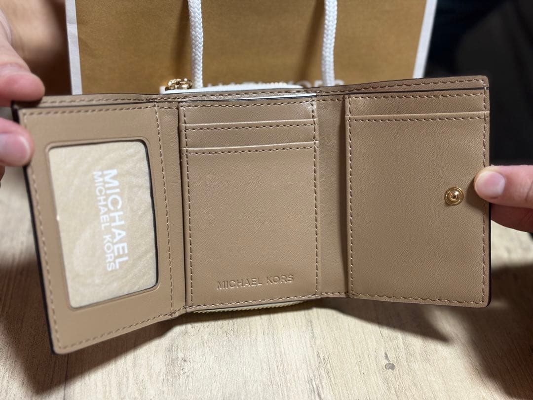 MICHAEL KORS 三つ折り財布 ホワイト