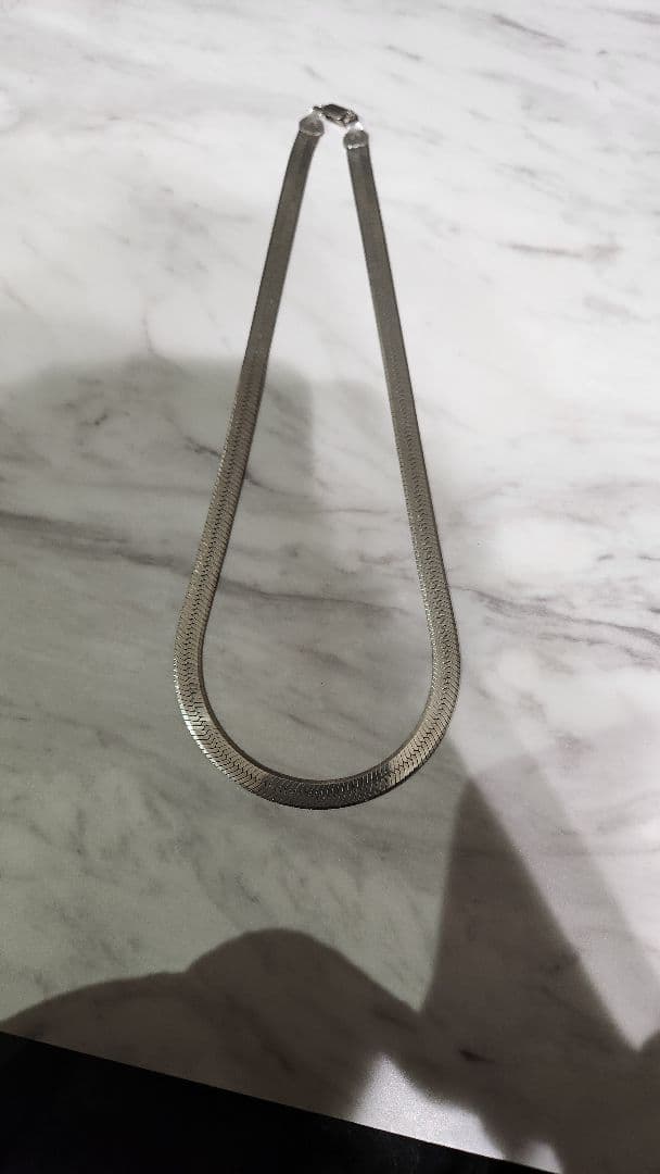 破格 Vintage 925 8mm Flatchain Necklace