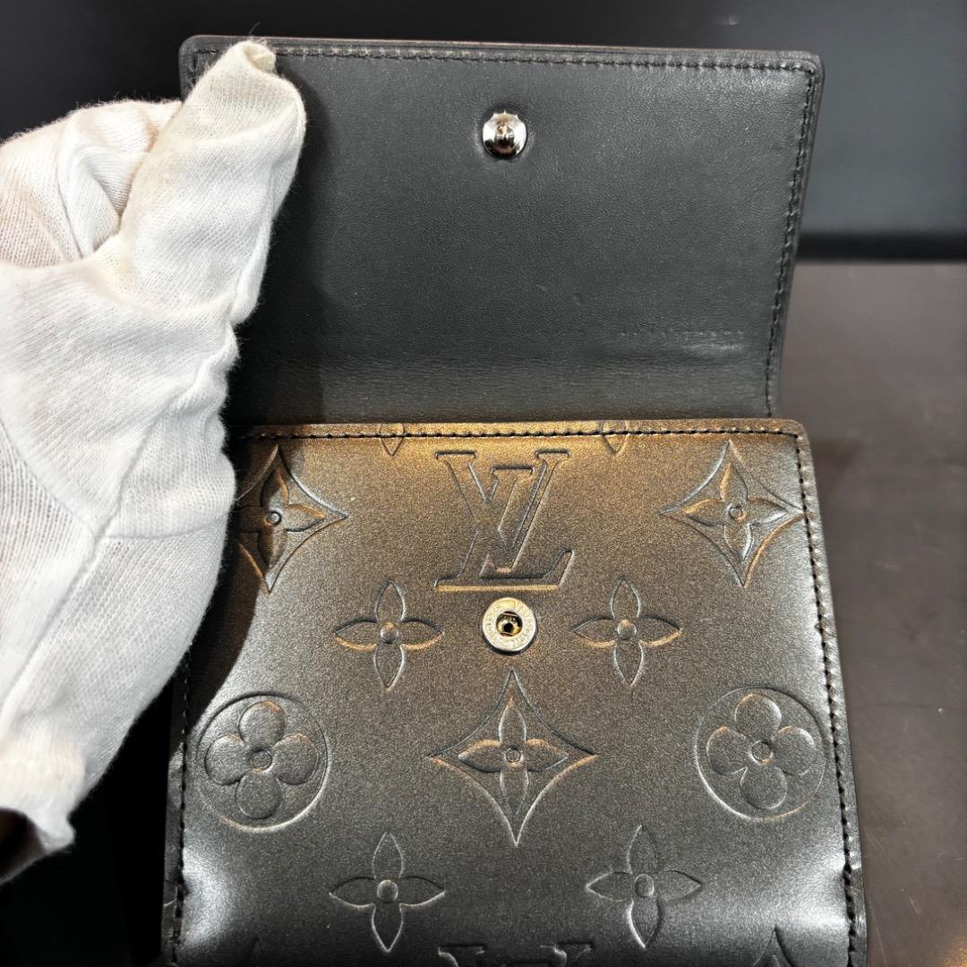 LOUIS VUITTON モノグラム・マット ポルトモネビエカルトクレディ
