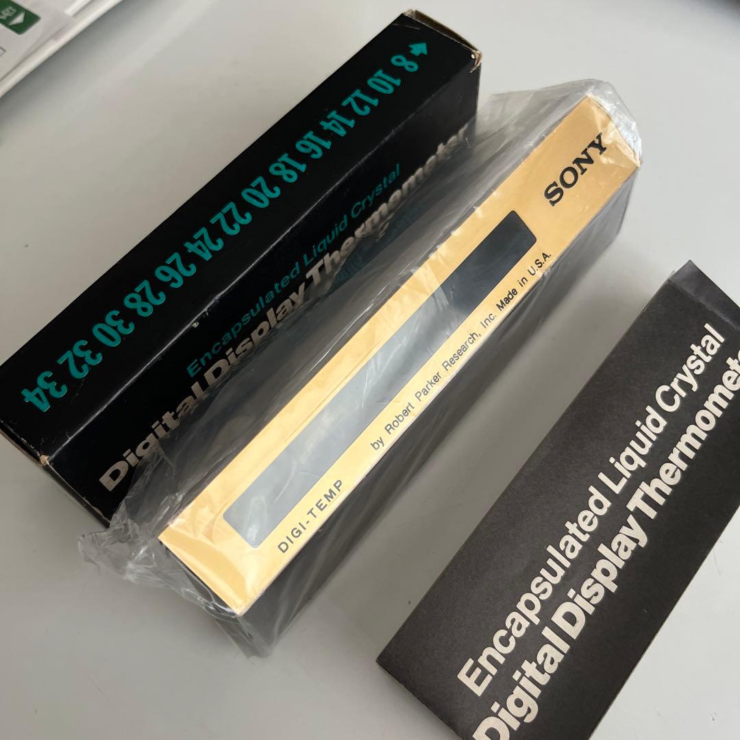 ソニー 非売品 ノベルティ 液晶温度計 SONY ロバートパーカー研究所