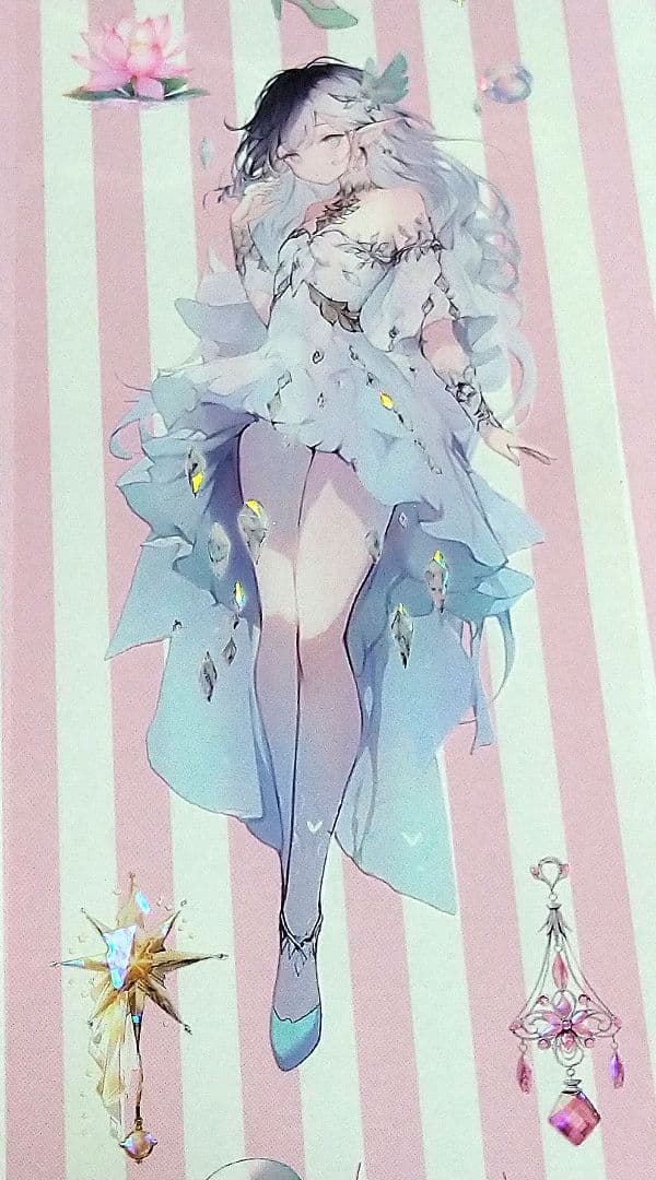 廃盤品✩J1053▶妖影幽姬(贝壳光)青玉白切り売り海外人物女の子AIマステ