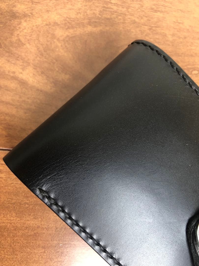 ビーズ屋公ちゃん サドルバタフライウォレット Bタイプ 黒　状態良好