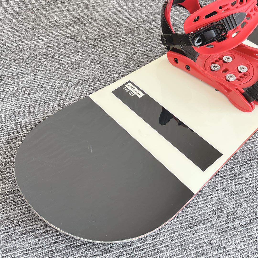 57美品❗️超豪華❗️RIDE×ZUMAメンズスノーボードセット★149cm+ビン付