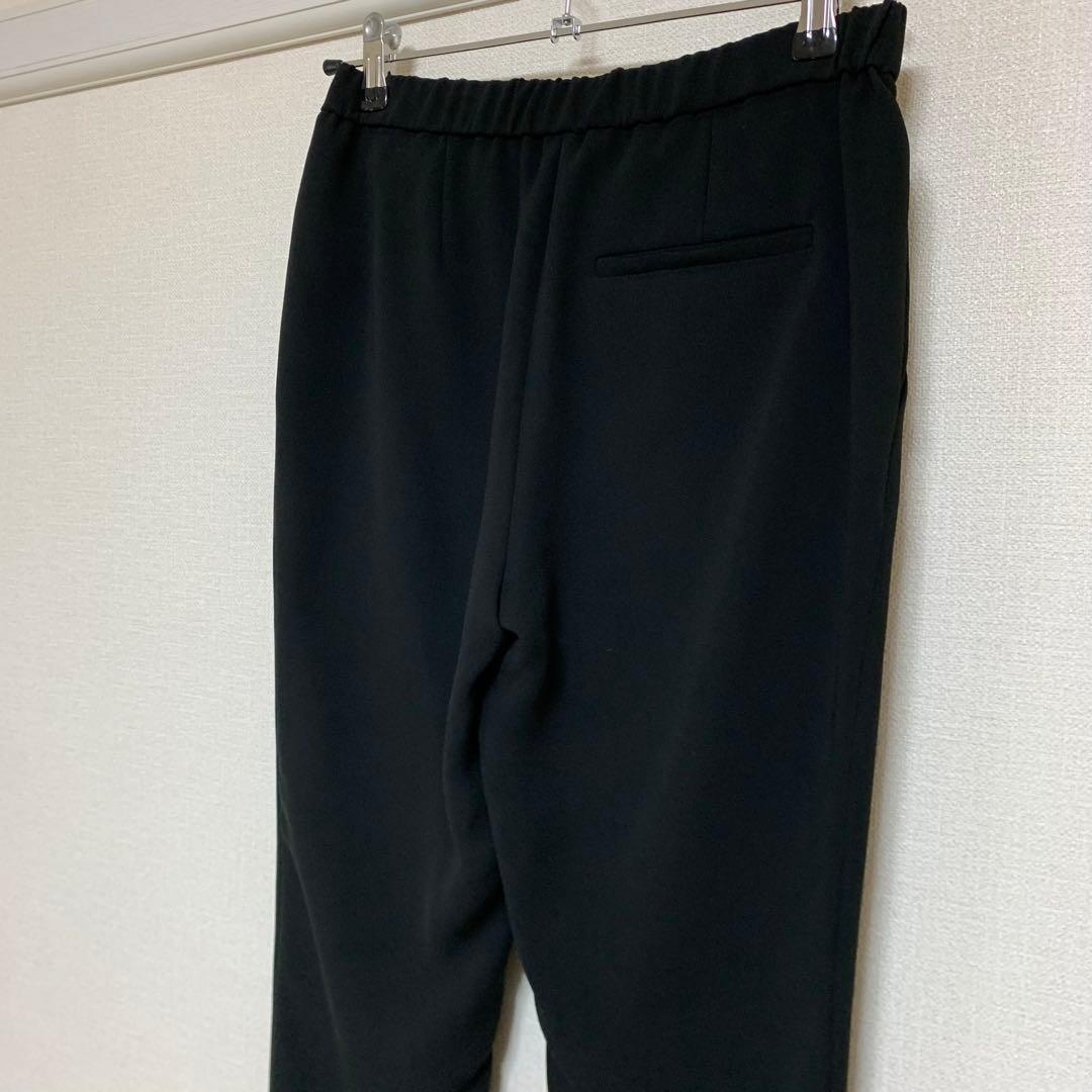【大人気】セオリー　現行　パンツスーツ　ブラック　0 ノーカラー　セットアップ