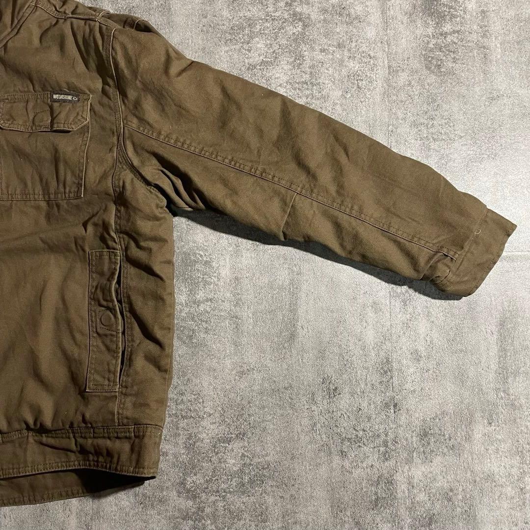 WOLVERINE ウルヴァリン 中綿アクティブジャケットダック生地カーキL