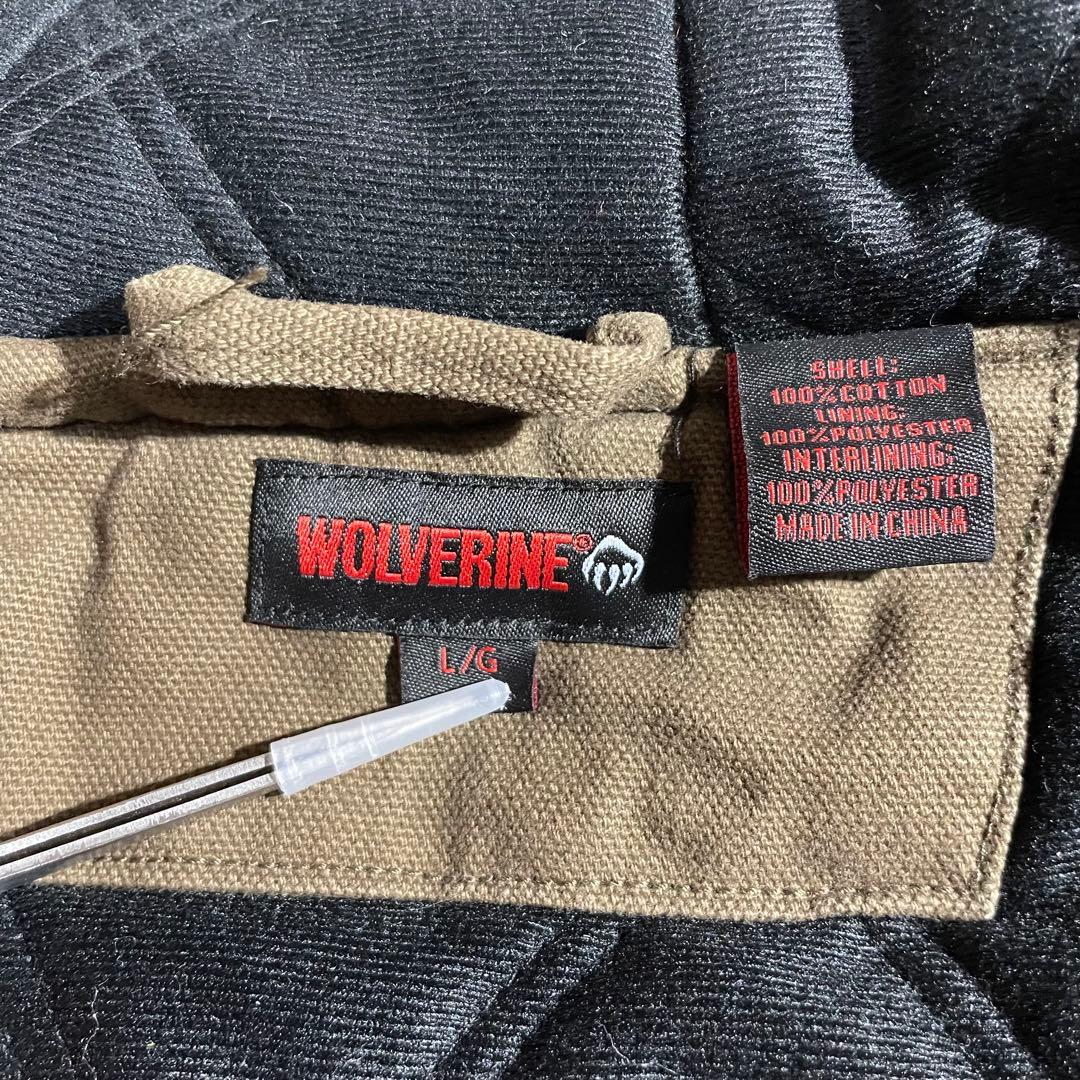 WOLVERINE ウルヴァリン 中綿アクティブジャケットダック生地カーキL