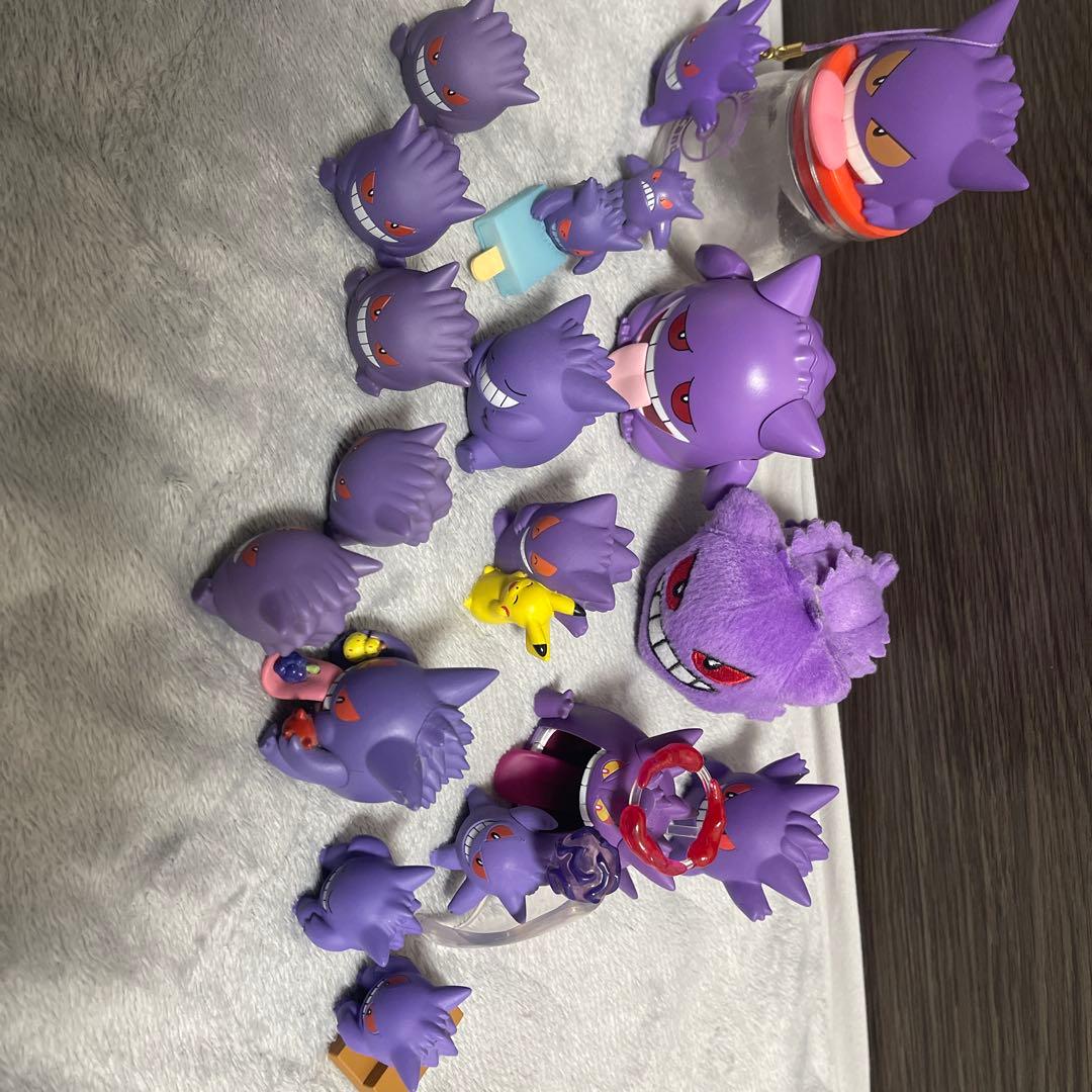 ポケモンキッズ　ゲンガー　ピカチュウ　指人形　ソフビフィギュア