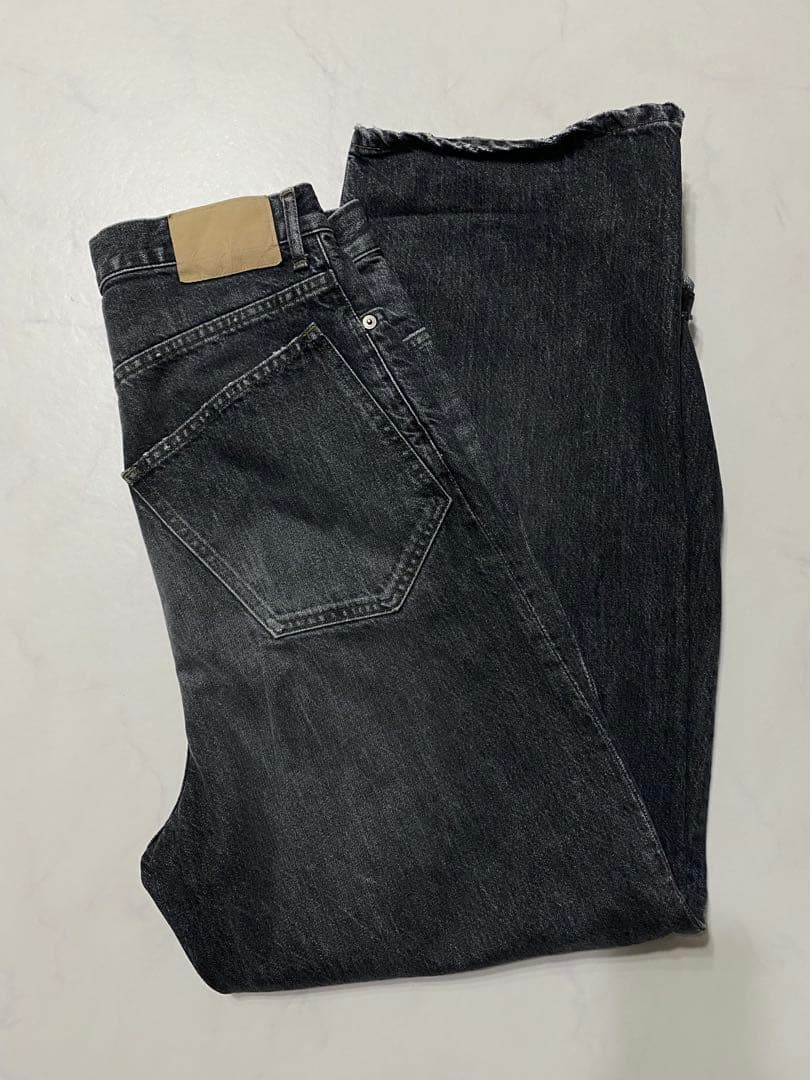 クリスマスセール✴︎ok.soon ワイドデニム　ブラック黒　サイズ3