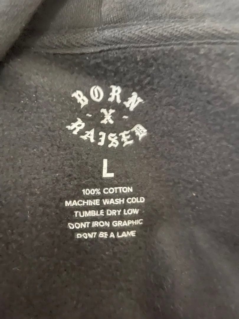 Born x Raised LAジップアップフーディ　Lサイズ