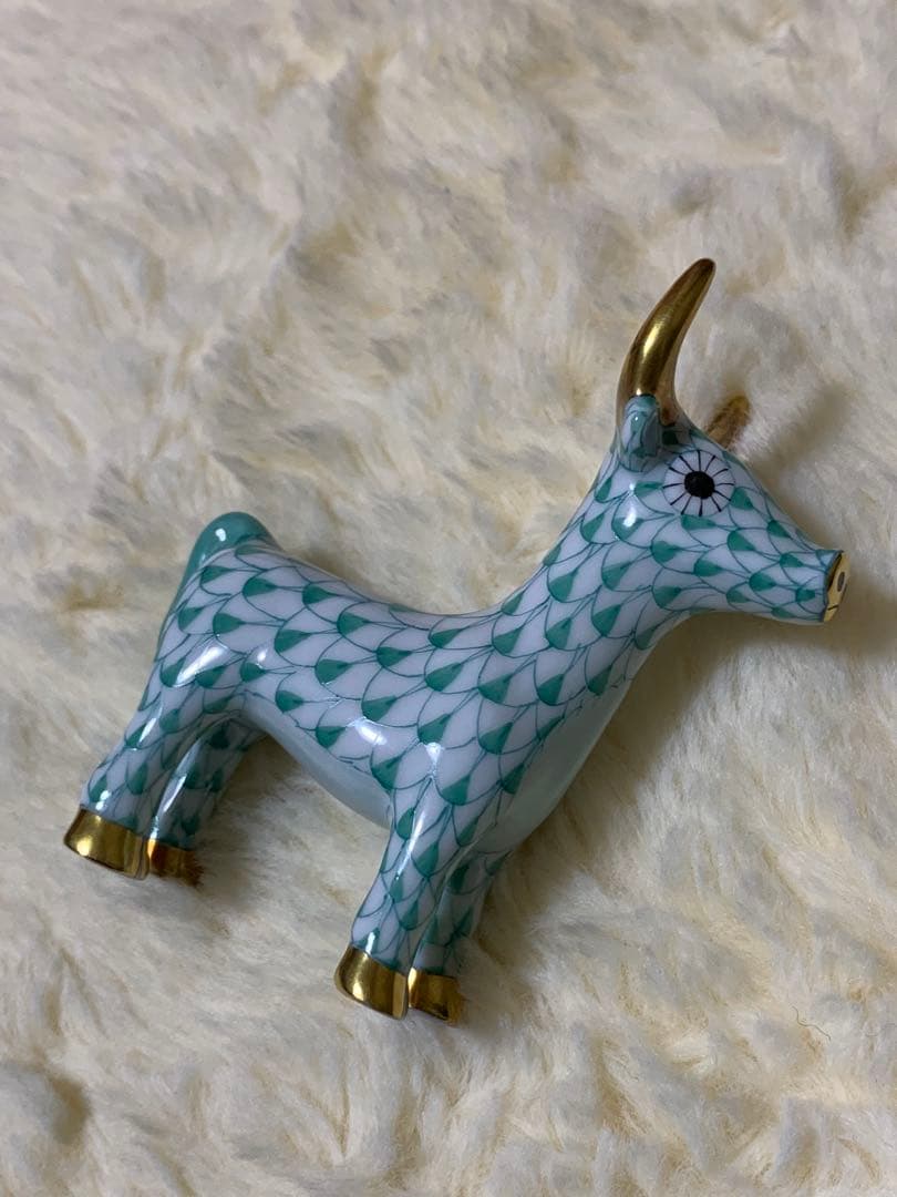 ヘレンド 干支 フィギュリン 牛