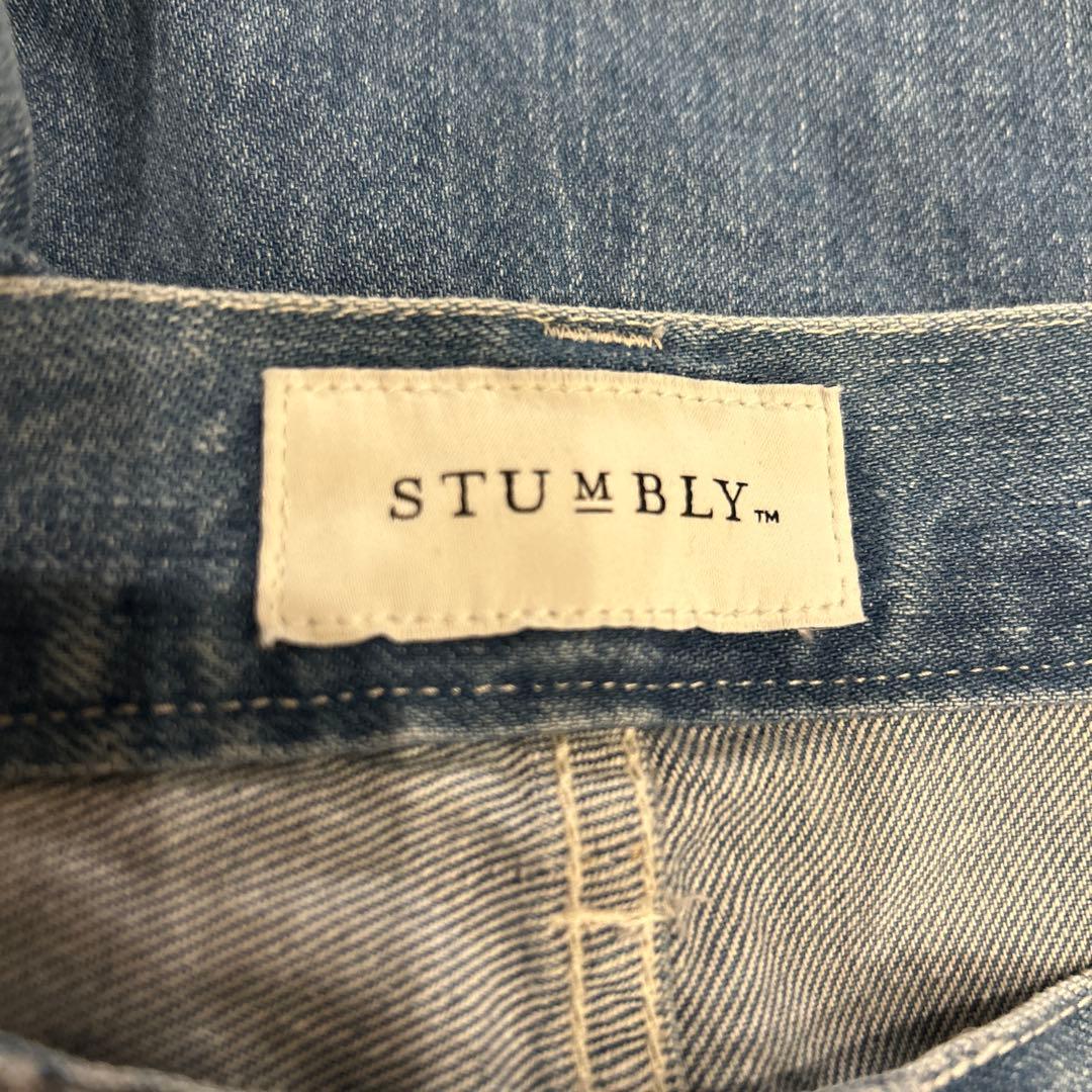 25SSSTUMBLY Curvy Denim w/Pearl カーヴィーデニム