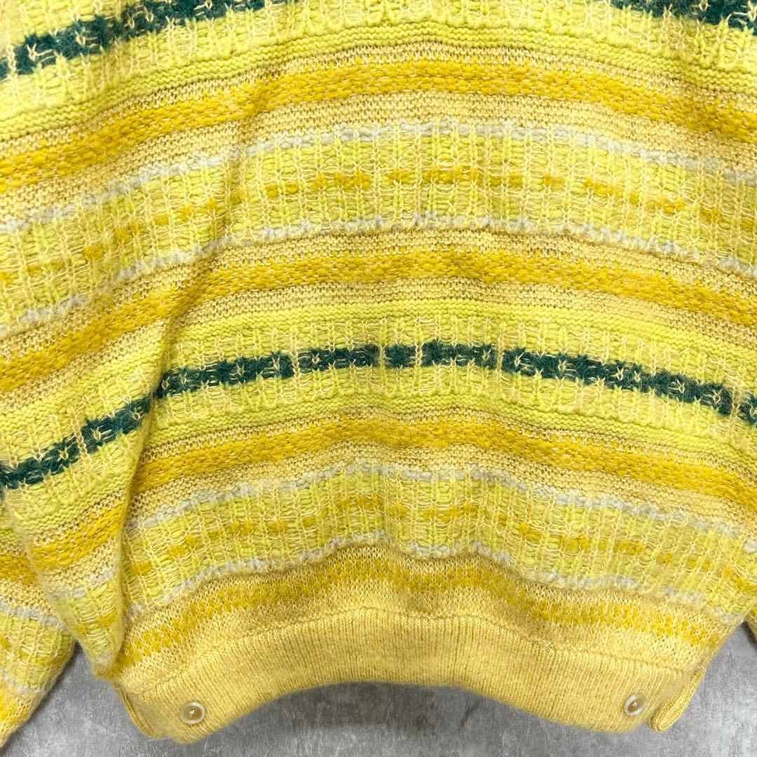 シュタイン シルク モヘアファー アイルニット カーディガン