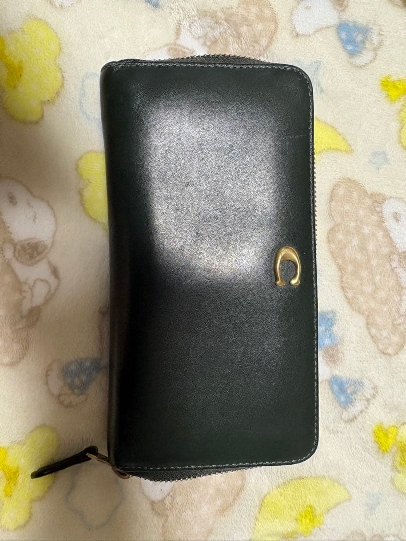 ダークグリーン レザー 長財布