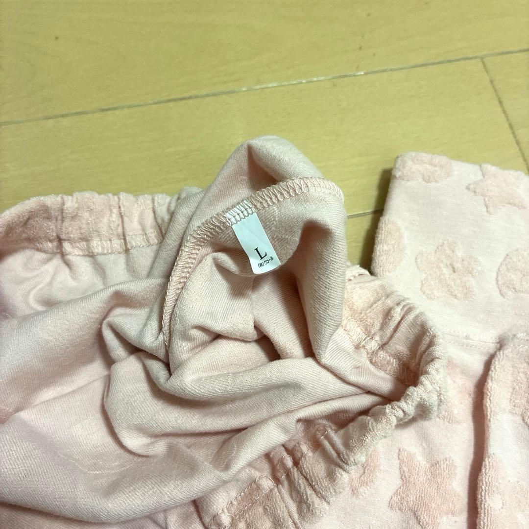 新品！ツモリチサト パイル素材　パジャマ Ｌサイズ ワコール 襟付き前開き