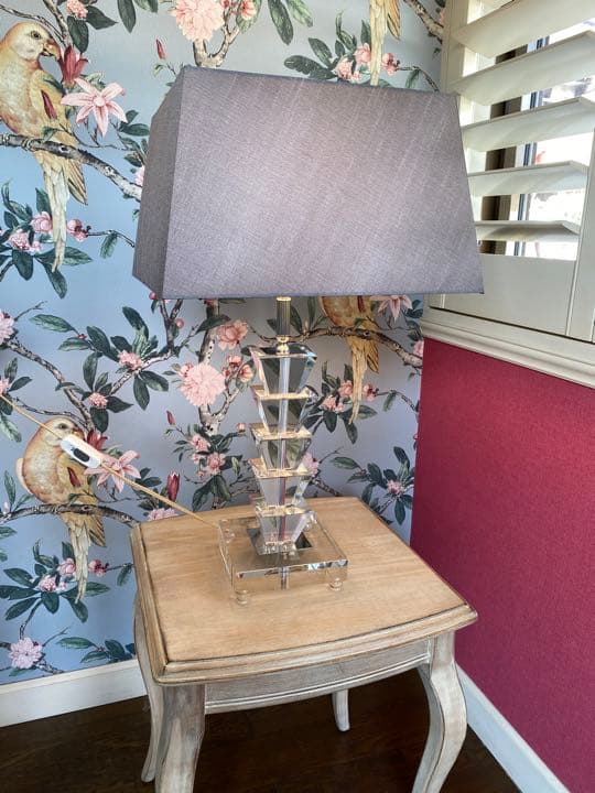 ルドファン　Le Dauphin  スタイルフランス　クリスタル　テーブルランプ