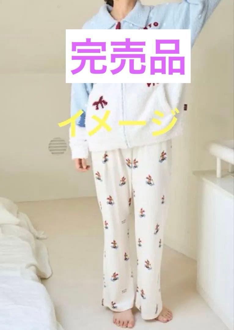 gelato pique 【HOLIDAY】スキーベア柄ロングパンツ