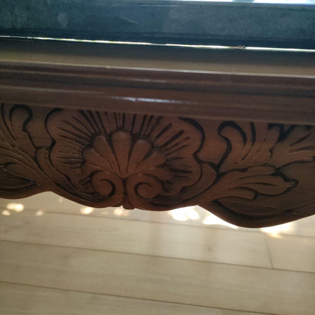 【アンティーク】 大理石テーブル 猫脚 楕円テーブル イタリア製