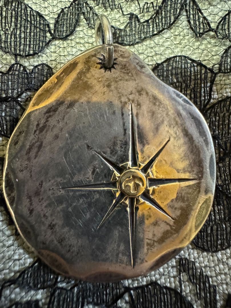 goro's (ゴローズ) 印台ズレ たたき大OLDメタル&ゴローズ刻印ビーズ