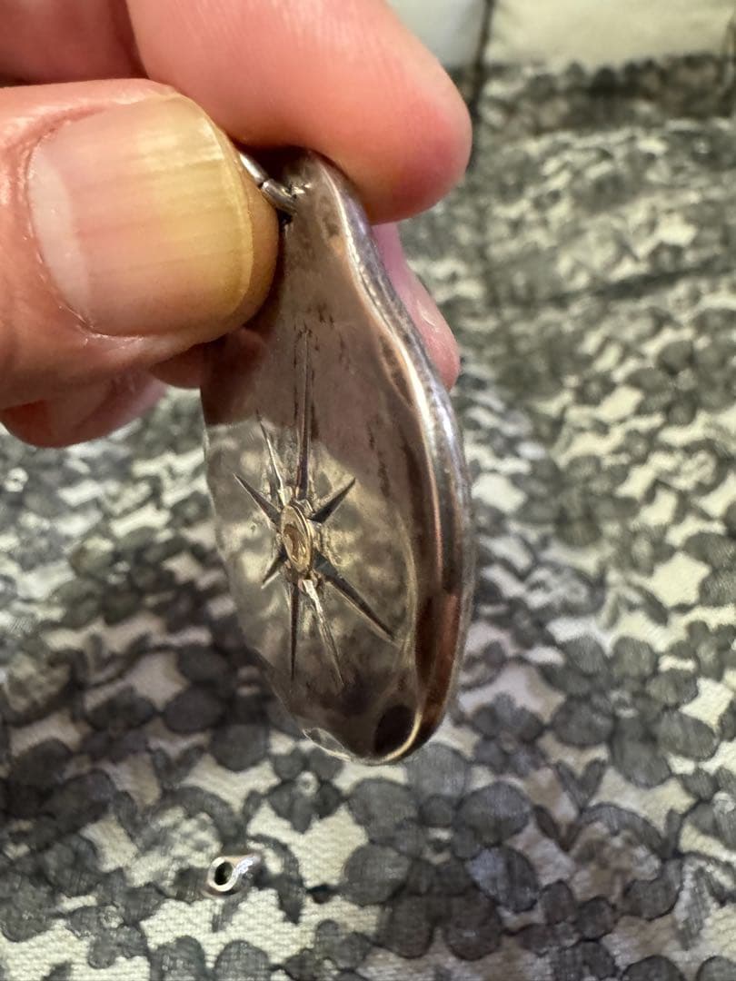 goro's (ゴローズ) 印台ズレ たたき大OLDメタル&ゴローズ刻印ビーズ