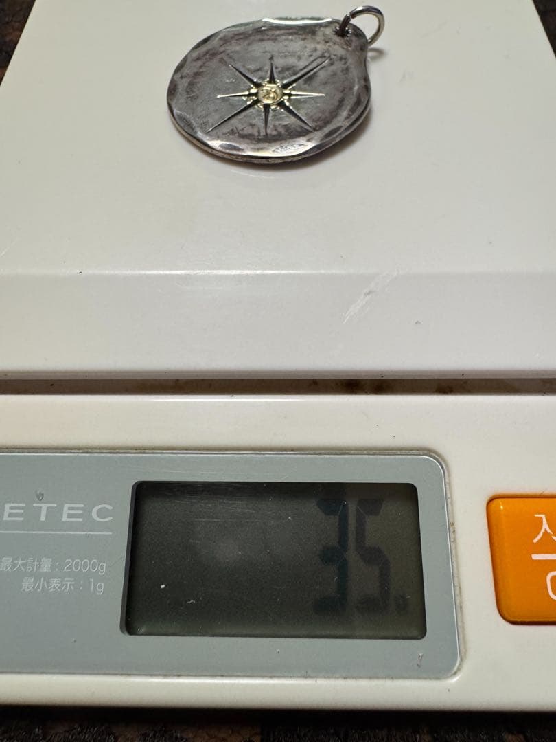 goro's (ゴローズ) 印台ズレ たたき大OLDメタル&ゴローズ刻印ビーズ