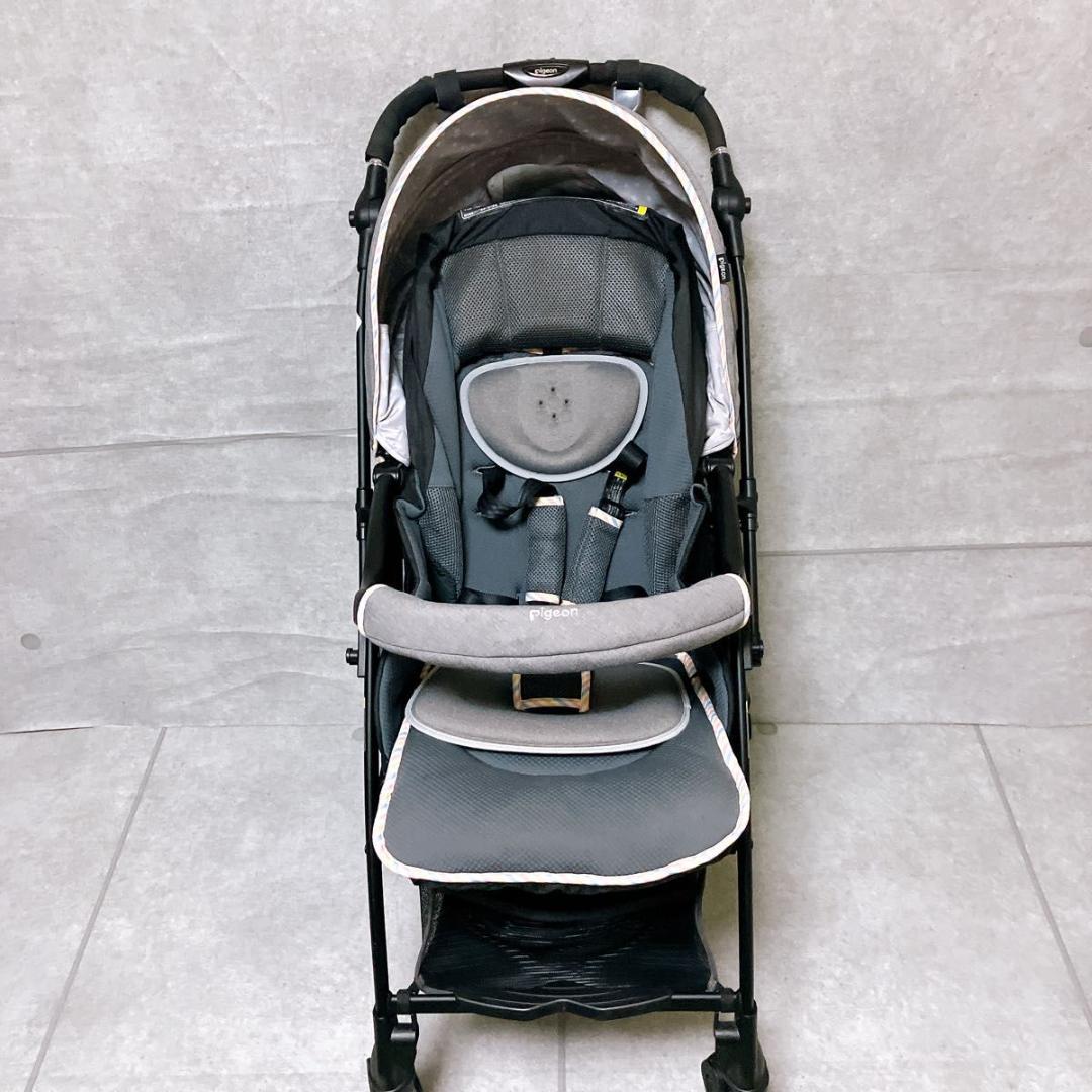pigeon ランフィリノン グレー RB1LZ ベビーカー A型 両対面式