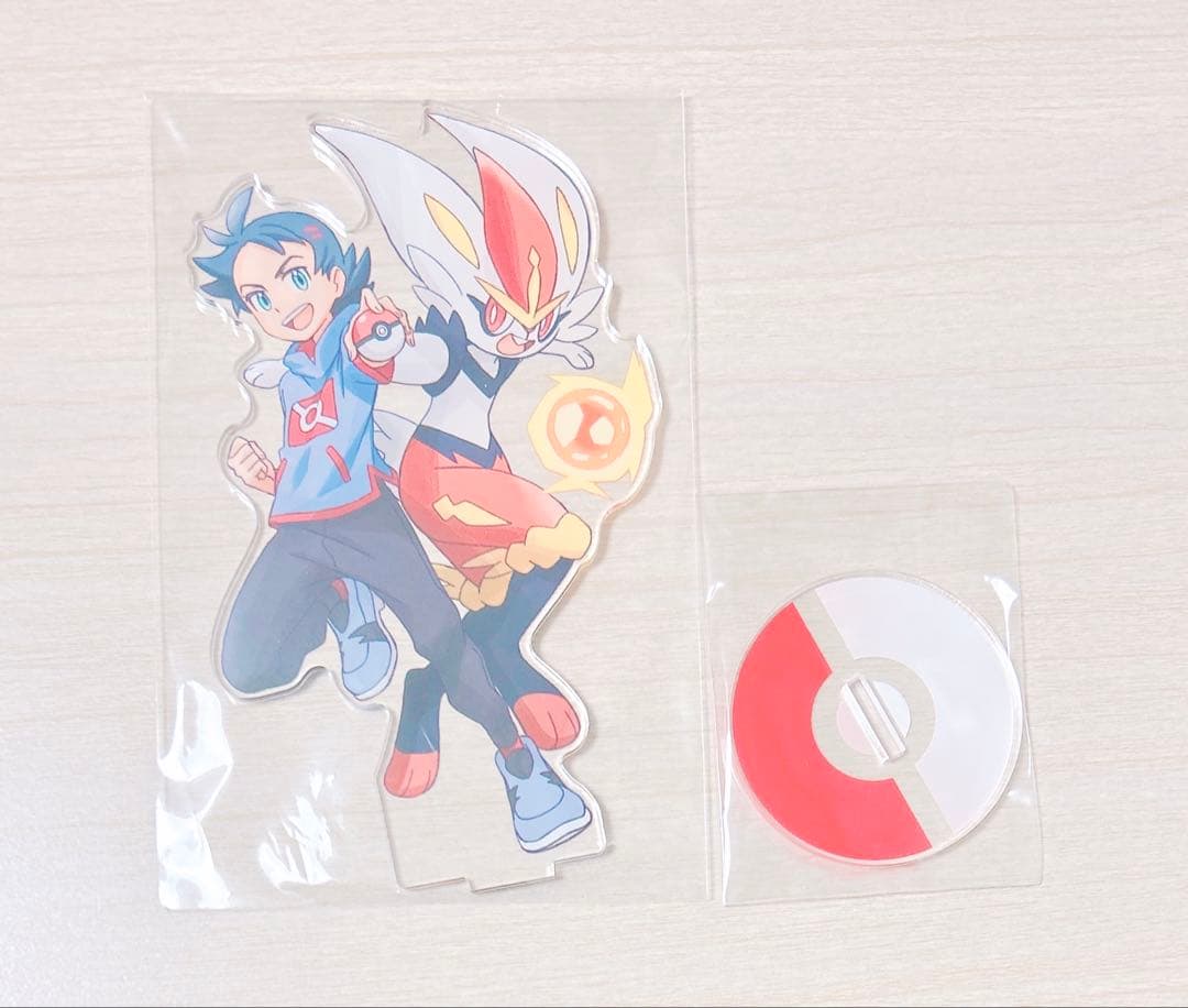 ポケモン アニポケ 100話放送記念 アクスタ ゴウ エースバーン