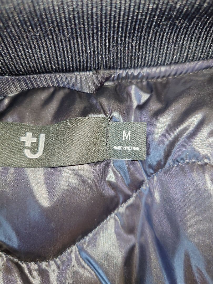 UNIQLO　+J復刻ハイブリッドオーバーサイズMA1Mサイズ ブラック