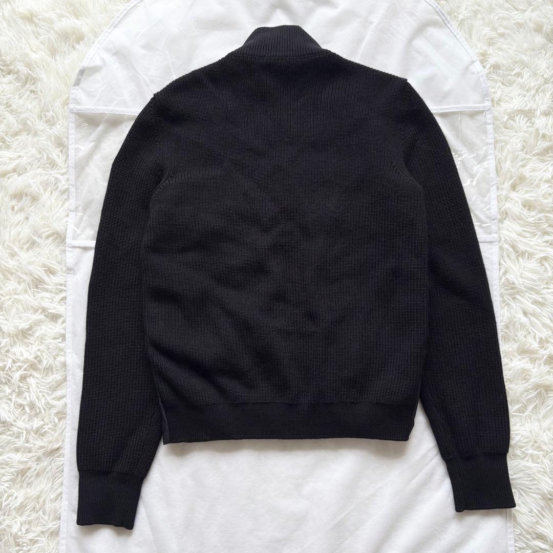 美品*モンクレール カーディガン ニット ダウン 異素材 マグリア ラバーロゴ