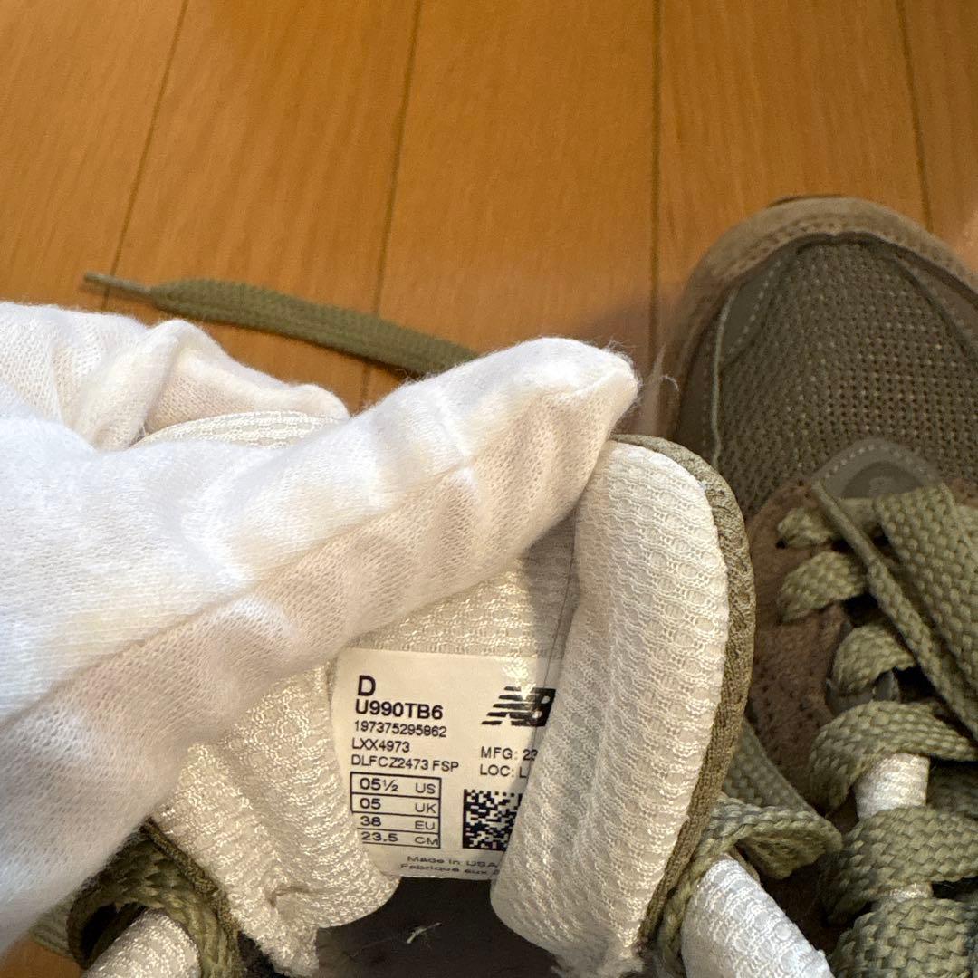 ⭐️タイムセール⭐️New Balance 990 カーキmade in USA