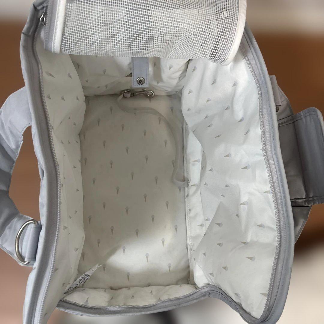 ジェラート ピケ　CAT&DOG ミニサイズキャリーバッグ　ブルー