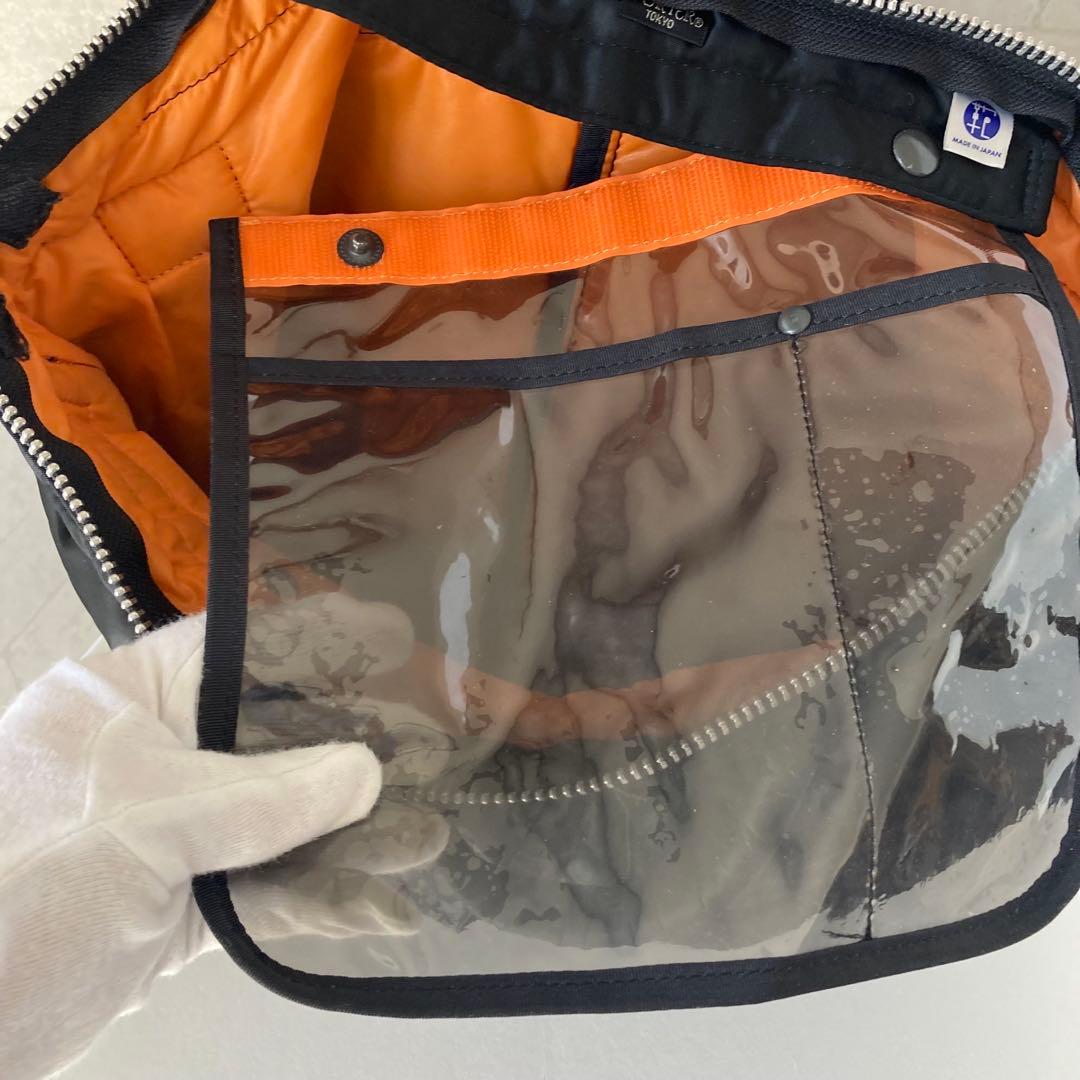 極美品 ポーター タンカー 2way ヘルメットバッグ ブラック