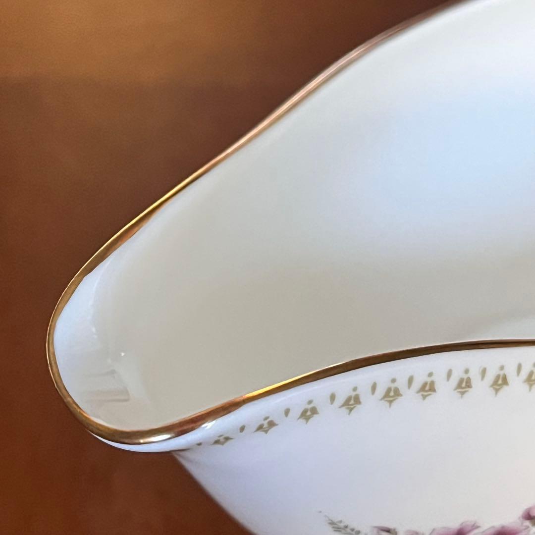 【レア美品】英国製　ウェッジウッド★ミラベル★ソースボート＆ソーサー