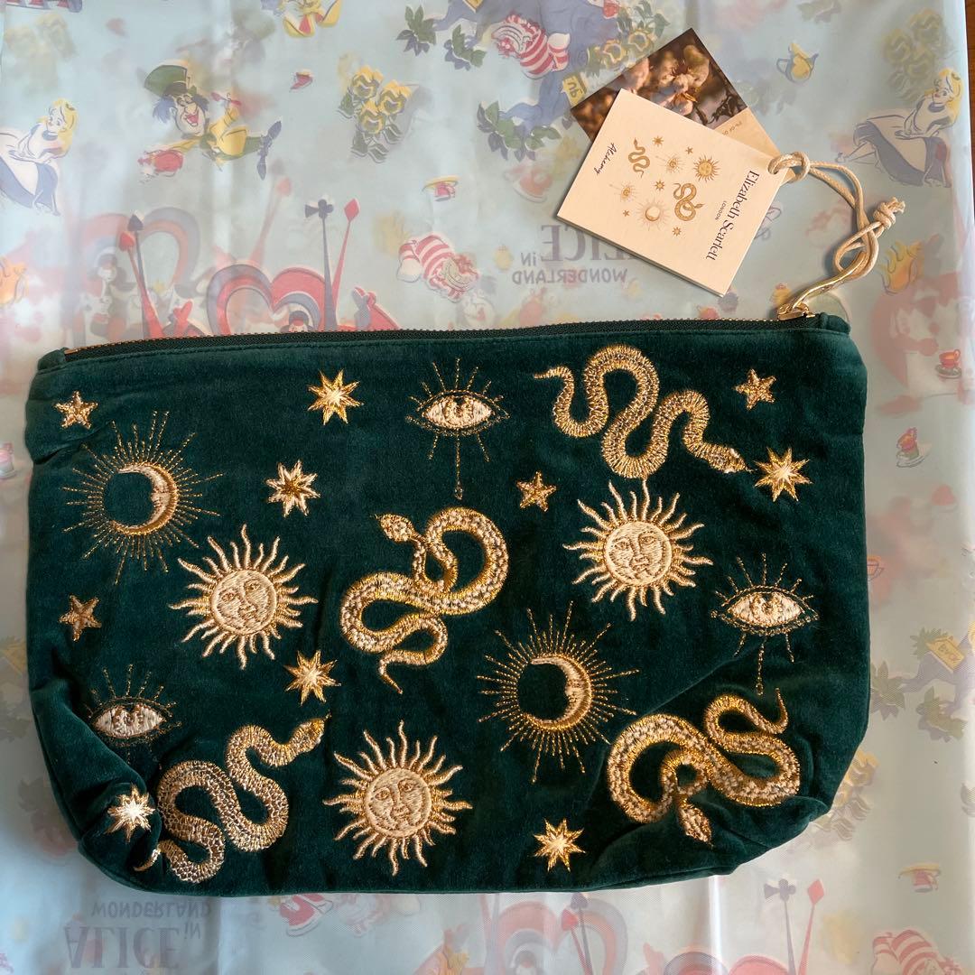 【Elizabeth Scarlett】アルケミー　エメラルド　エブリデイポーチ